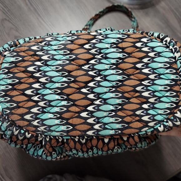 Vera Bradley (Retired) Sierra Stream Double Strap Large Quilted Shoulder Bag - Picture 7 of 10